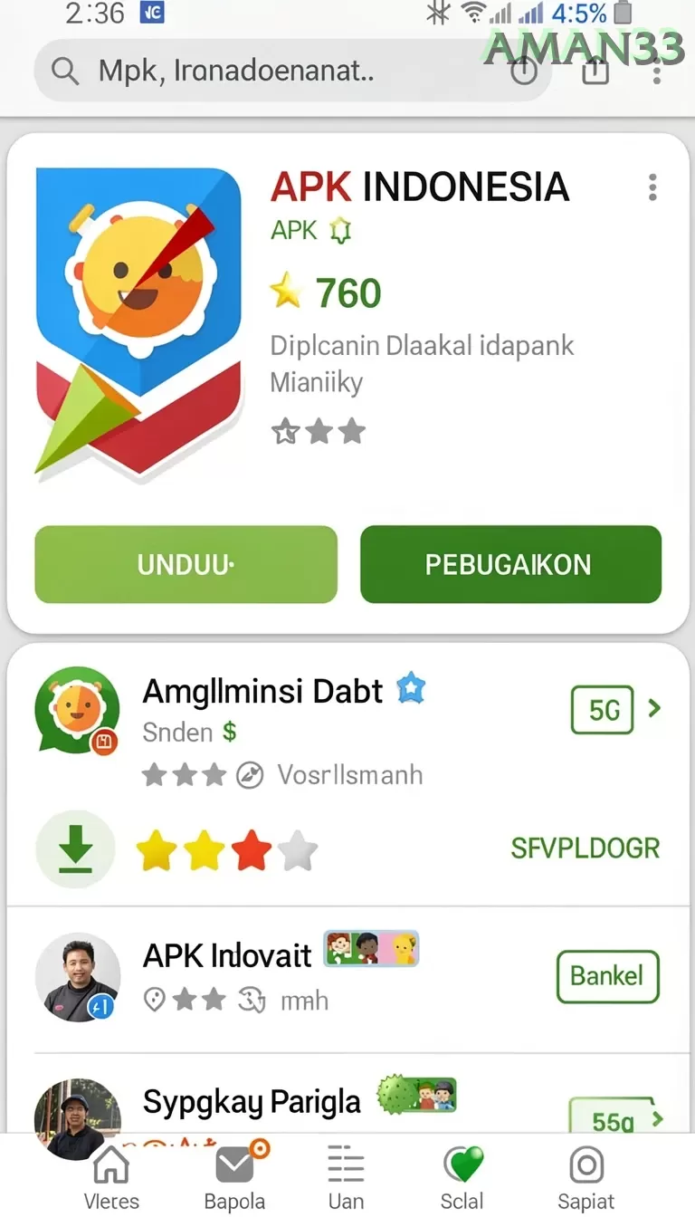 Screenshot Football Fever nomor 1